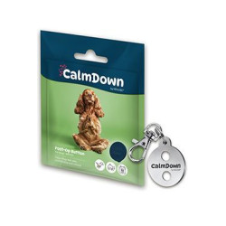 CalmDown Dog Tag Kit kovový přívěsek+1knoflík KRUUSE - PES