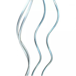 Opěra na rajčata SPIRALA stříbrná d6,5mm 180cm