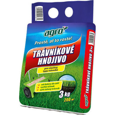 AGRO Trávníkové hnojivo 3 kg