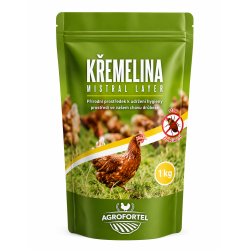 Obhoacená křemelina pro drůbež 1 kg - AGF Galimite Layer