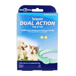 Sergeanťs Dual obojek antipar. malí psi a kočky