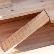 Dřevěná klec pro křečka H1, 115 x 60 x 58 cm
