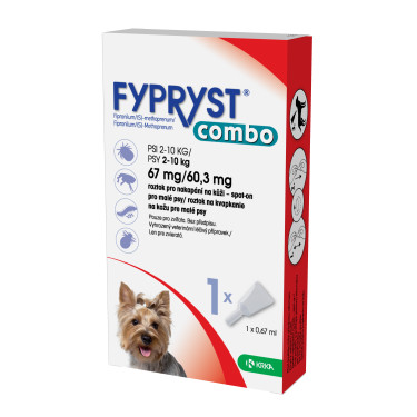 Fypryst Combo Spot-on Dog S 67/60,3mg 1x0,67ml