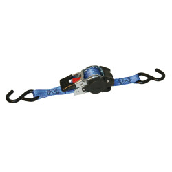 Samonavíjecí upínací popruh KERBL 37181 3 m / 25 mm / 300 kg, modrý