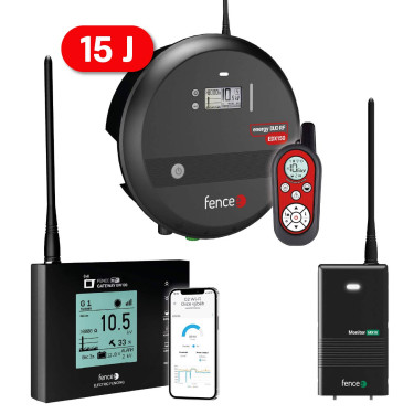 Set elektrického ohradníku Chytrá Farma - RF zdroj 15 J, ovladač - WiFi Gateway - Monitor MX10 ZDARMA