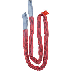 Tažné lano s oky KERBL 37704 4 m / 40 mm / 35 000 kg, červené