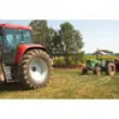 Tažné lano s oky KERBL 37704 4 m / 40 mm / 35 000 kg, červené
