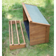 Hřad a kukaň pro drůbež, 85 x 37 x 48 cm