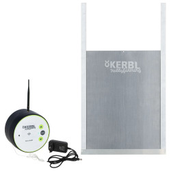 Automatická dvířka pro kurník Kerbl Duo Smart vč. posuvných dvířek M, 300 x 400 mm