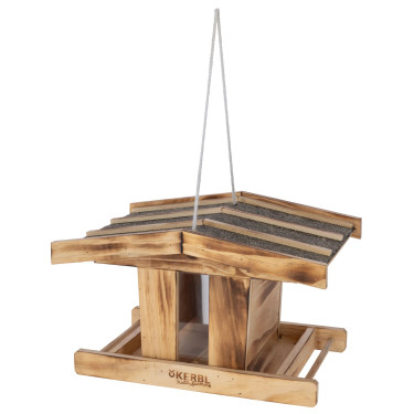 Krmítko pro ptáky Kerbl Großer Arber, dřevo/akrylové sklo, 37,2 x 29 x 23 cm