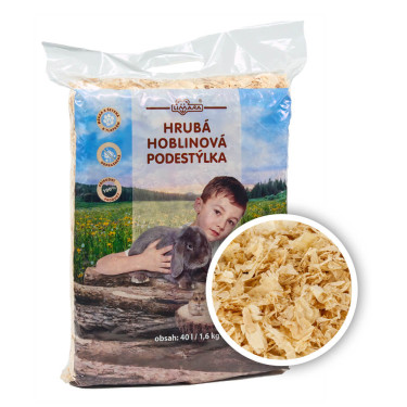 Hrubá hoblinová podestýlka 40 L / 1.6 kg
