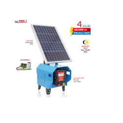 PUHU set pro elektrický ohradník 4J Akumulátor gel(12V/24Ah) + solární panel 40W