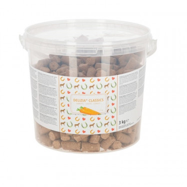 Mâncare pentru cai DELIZIA, morcov, 3 kg  