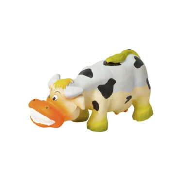Hračka pro psy gumová - kráva 17 cm  
