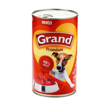 GRAND Premium s hovězím masem - 1300g  