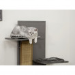 Kerbl škrabadlo pro kočky Alex, šedé, EKO plast, 152 x 42 x 42 cm  
