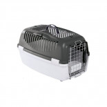 Přepravka pro psy a kočky Gulliver 3 DELUXE Top Free, 61x40x38cm, šedá  