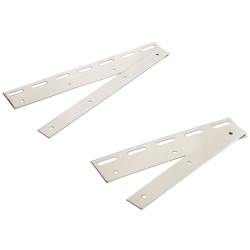 Závěsný panel pro PVC pásy, nerez AISI 304