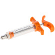 Aplikátor injekční, nylonový, 10 ml LL, oranžový  