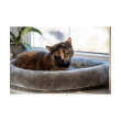 Kerbl pelíšek pro kočky na parapet, šedé, 55 x 35 cm  