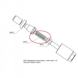 Pružinka k napáječce 0457  