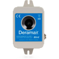 Deramax Bird - Ultrazvukový odpuzovač - plašič ptáků  