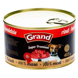 GRAND SuperPremium pro psa, hovězí - 405g  