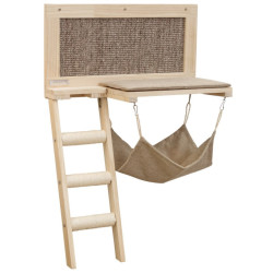 Škrabadlo pro kočky - odpočívadlo pro kočku Timber, nástěnné, 58 x 89 cm  