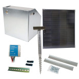 Základní sada na solární ohradník s bezpečnostní schránkou, regulátor 10 A, panel 40 W, konzole