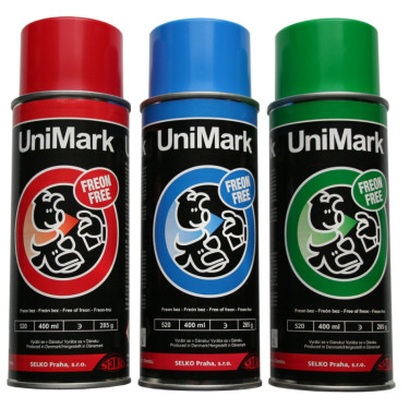 Sprej značkovací Unimark, 400 ml, na zvířata, 400 ml