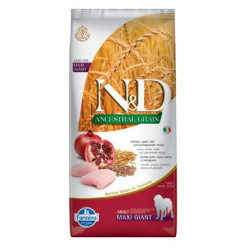 N&D LG DOG Adult Giant Chicken & Pomegranate 12kg