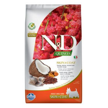 N&D Quinoa DOG Skin&Coat Herring Adult Mini 2,5kg