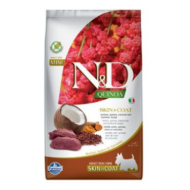 N&D Quinoa DOG Skin&Coat Venison Adult Mini 800g