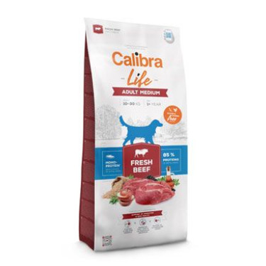 Calibra Dog Life Adult Medium Fresh Beef 12kg