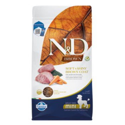 N&D BROWN DOG Adult Mini Lamb& Spirulina&Carrot 2kg