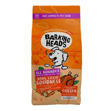 BARKING HEADS All Hounder Bowl Lickin Good Chick 12kg