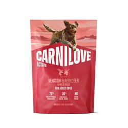 Carnilove Dog Active Dry Venis&Rein&Wild AdultAB 1,5kg
