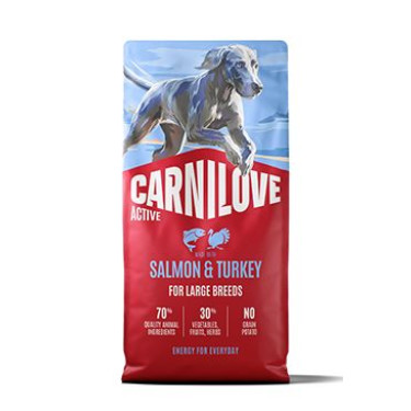 Carnilove Dog Active Dry Salmon&Turkey Adult LB 12kg