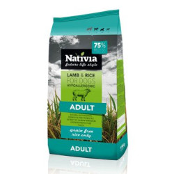 Nativia Dog Adult Lamb&Rice 15kg