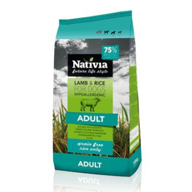 Nativia Dog Adult Lamb&Rice 15kg