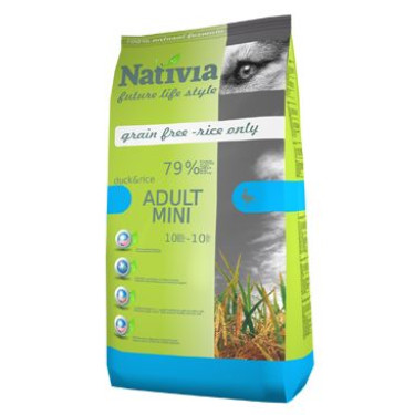 Nativia Dog Adult Mini Duck&Rice 3kg