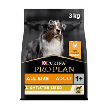 ProPlan Dog Adult All Size LightSterilised Chick 3kg