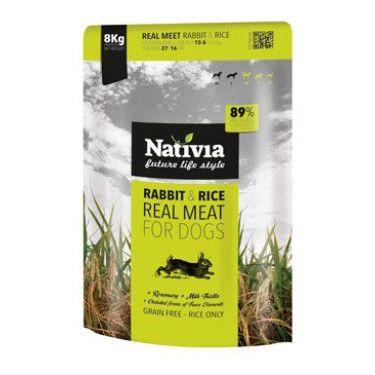 Nativia Real Meat Rabbit&Rice 8kg