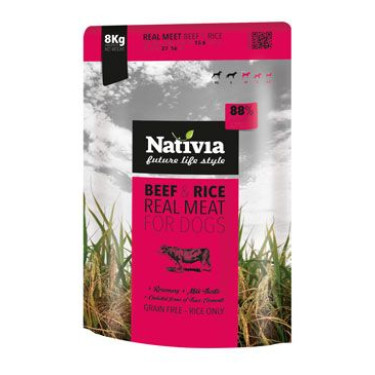 Nativia Real Meat Beef&Rice 8kg