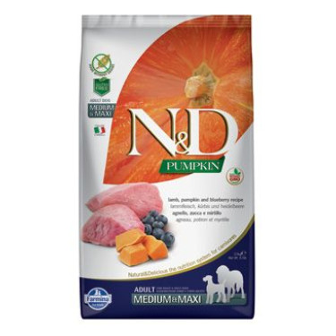 N&D Pumpkin DOG Adult M/L Lamb & Blueberry 2,5kg