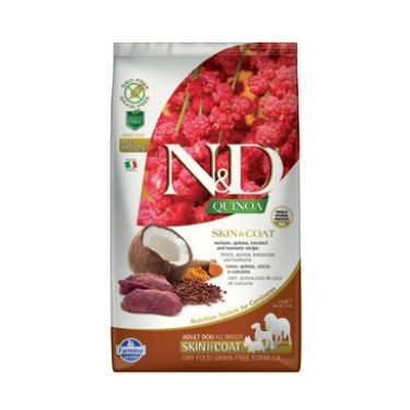 N&D Quinoa DOG Skin&Coat Venison all breeds 2,5kg