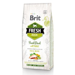 Brit Fresh Dog Duck & Millet Active Run & Work 2,5kg