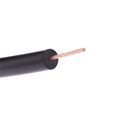 Vysokonapěťový ocelový kabel s měděným vodičem pro elektrický ohradník  - 1 m