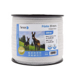 Páska pro elektrický ohradník, šířka 20 mm, bílá 