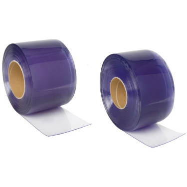 Lamelová clona, PVC pás, transparentní